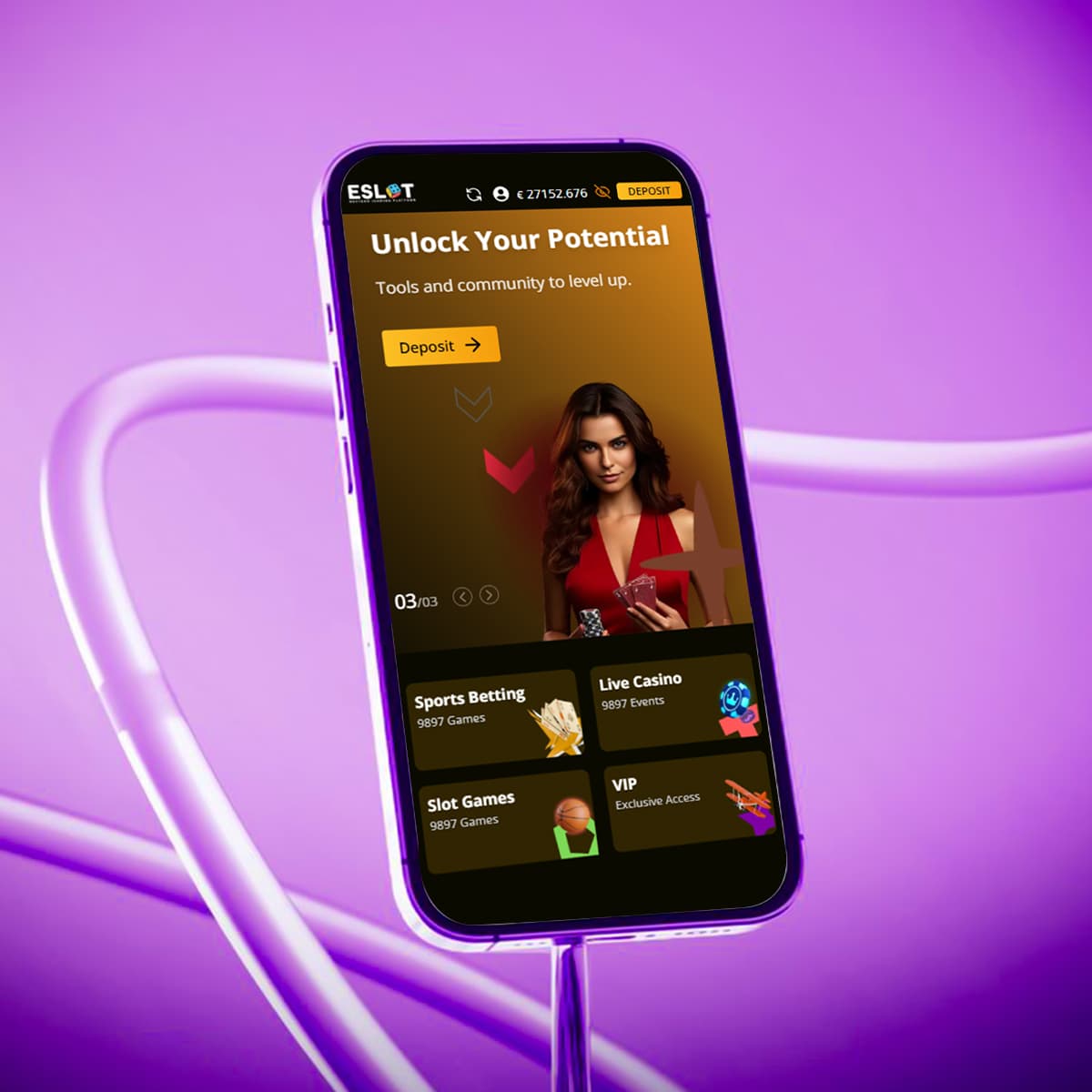 Eslot Nova – Premium Golden-Themed Casino & Progressive Jackpot Platform