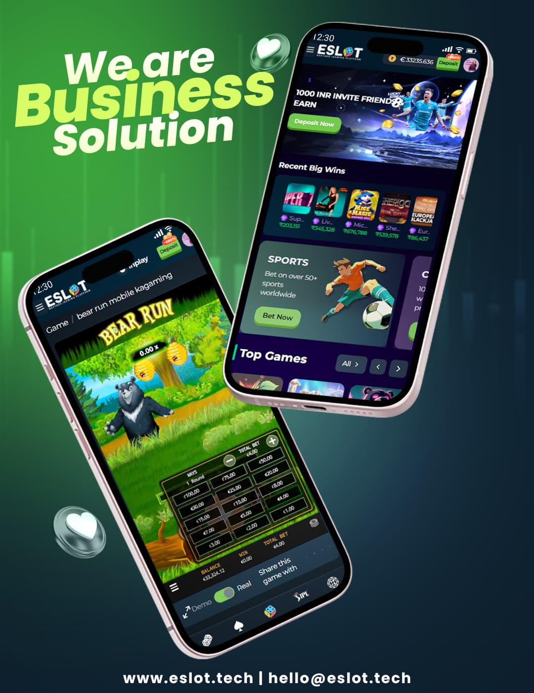 Eslot Prime – Modern Casino & Sportsbook Theme